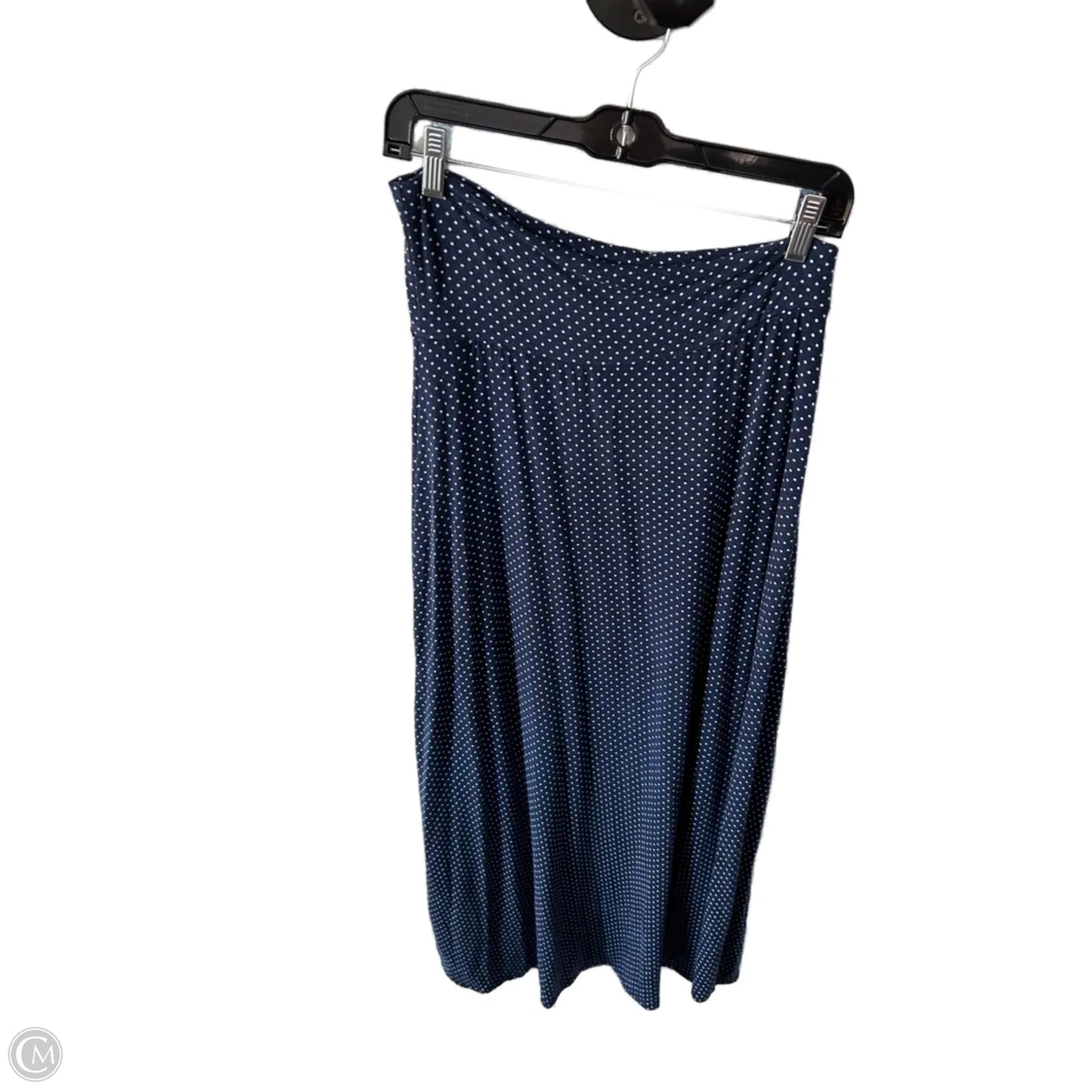 Skirt Maxi By Loveappella In Blue & White, Size: M