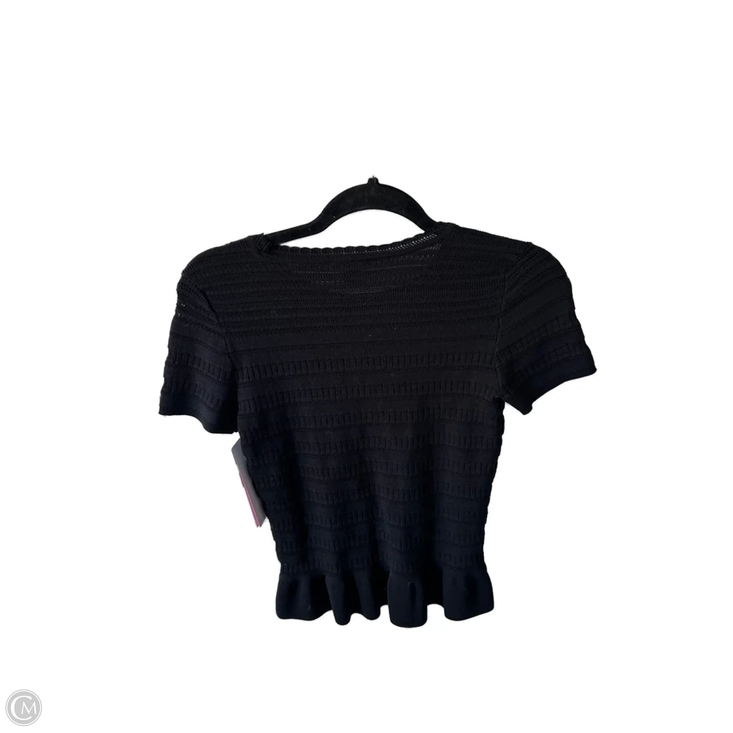 Sweater Short Sleeve By Ann Taylor In Black, Size: Xxsp