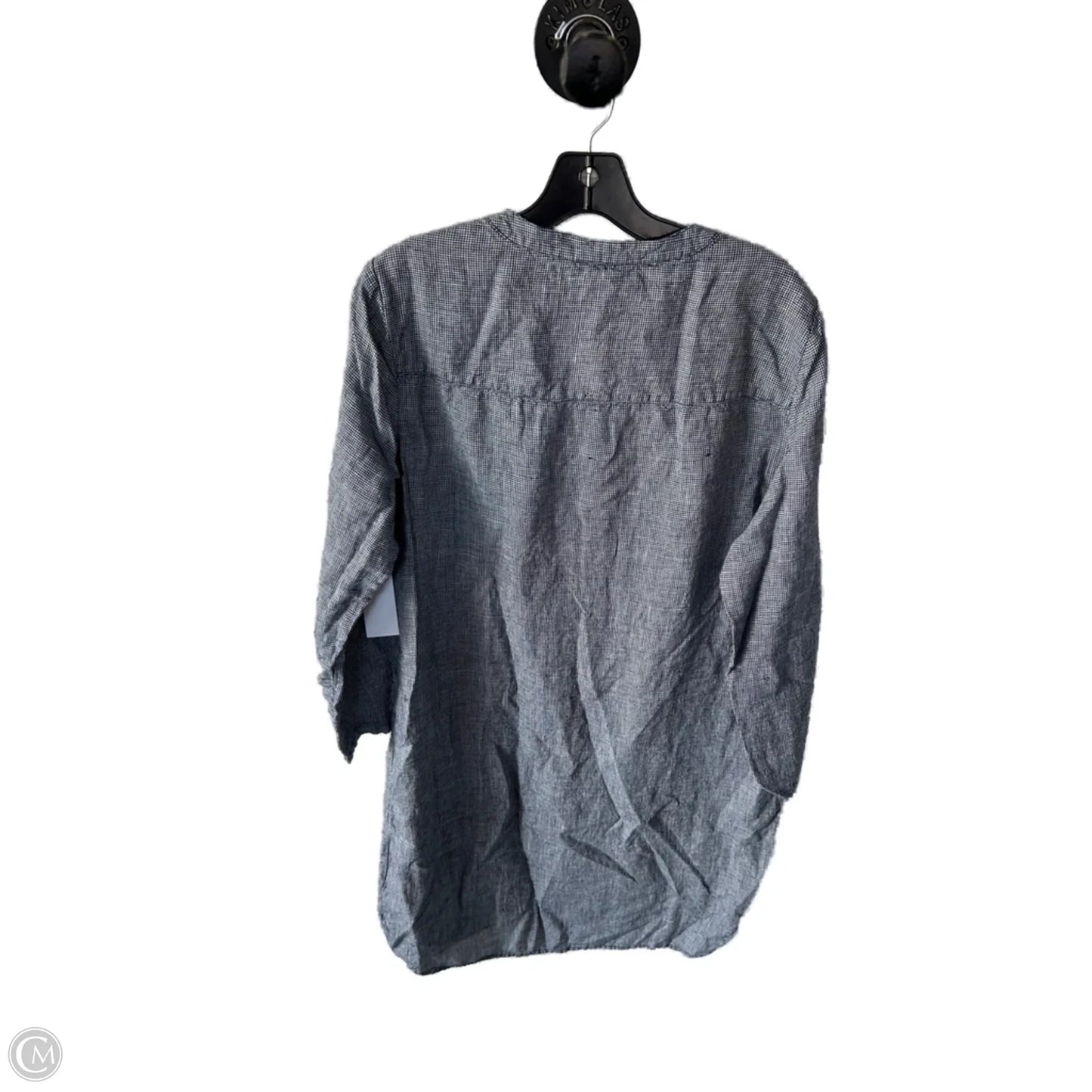 Dress Work By Ellen Tracy In Blue & White, Size: L