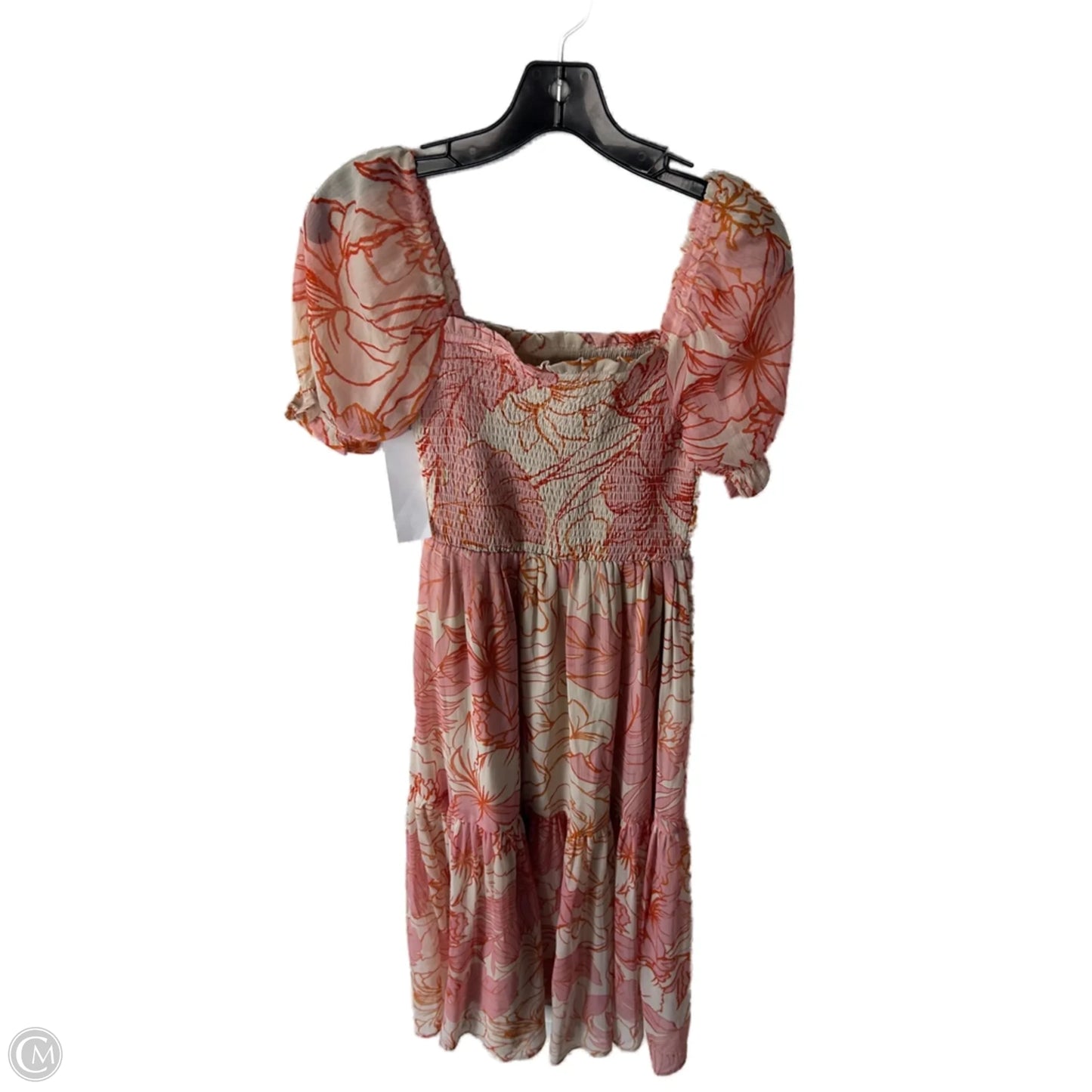 Dress Casual Maxi By Cme In Pink & Tan, Size: Xs