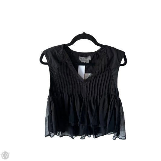 Top Sleeveless By Anthropologie In Black, Size: Xxs