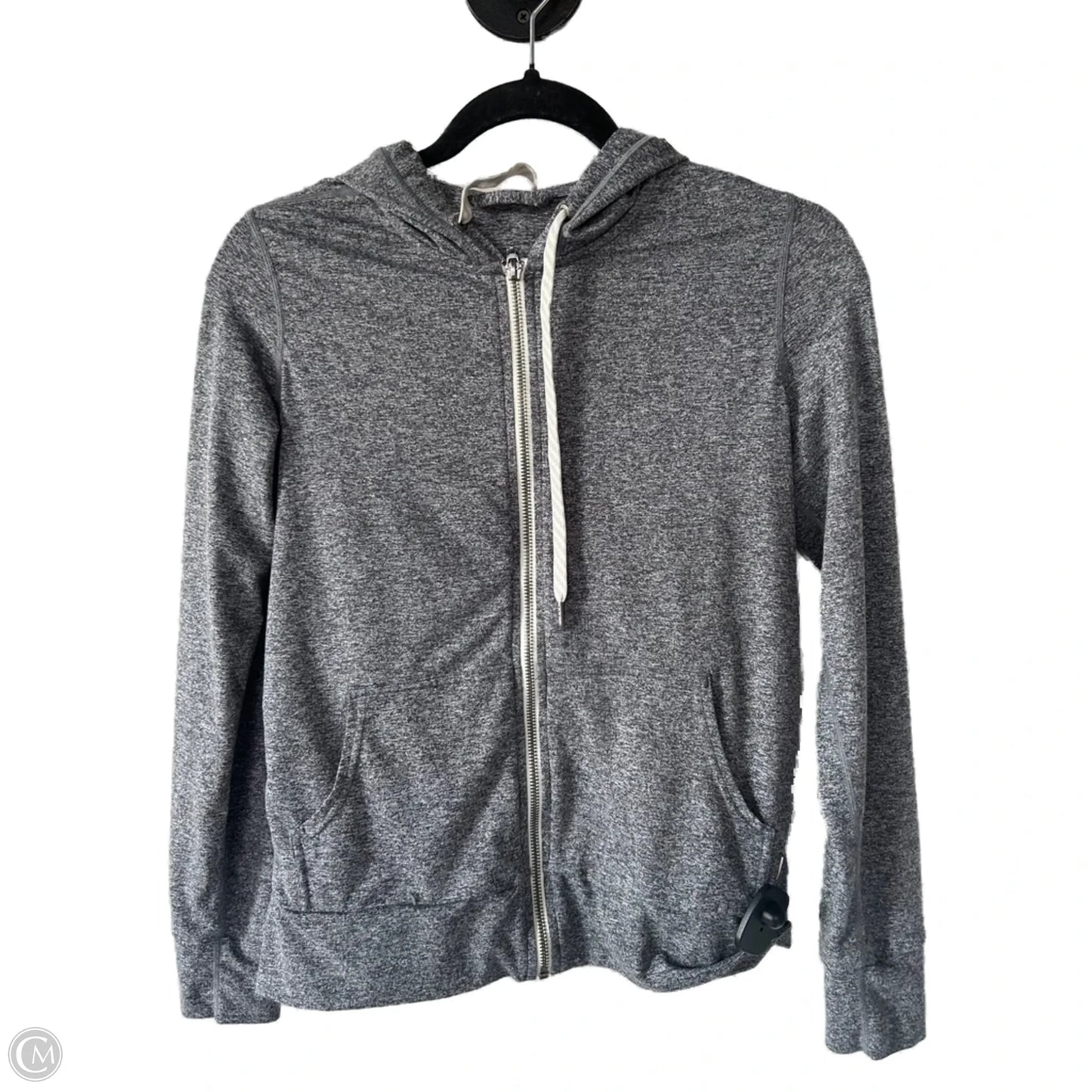 Athletic Top Long Sleeve Hoodie By Vuori In Blue Denim, Size: Xxs