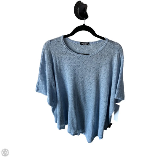 Sweater Short Sleeve By Heimish Usa In Blue, Size: S