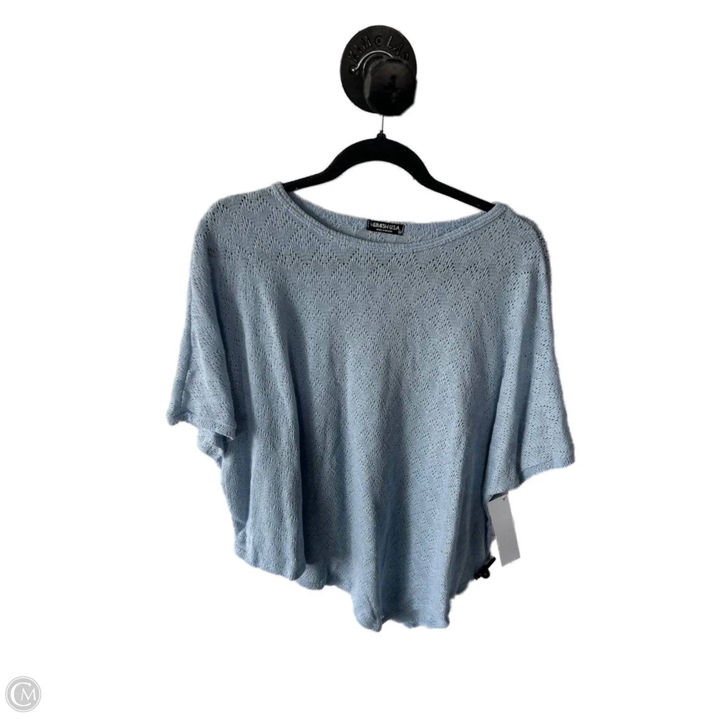 Sweater Short Sleeve By Heimish Usa In Blue, Size: M