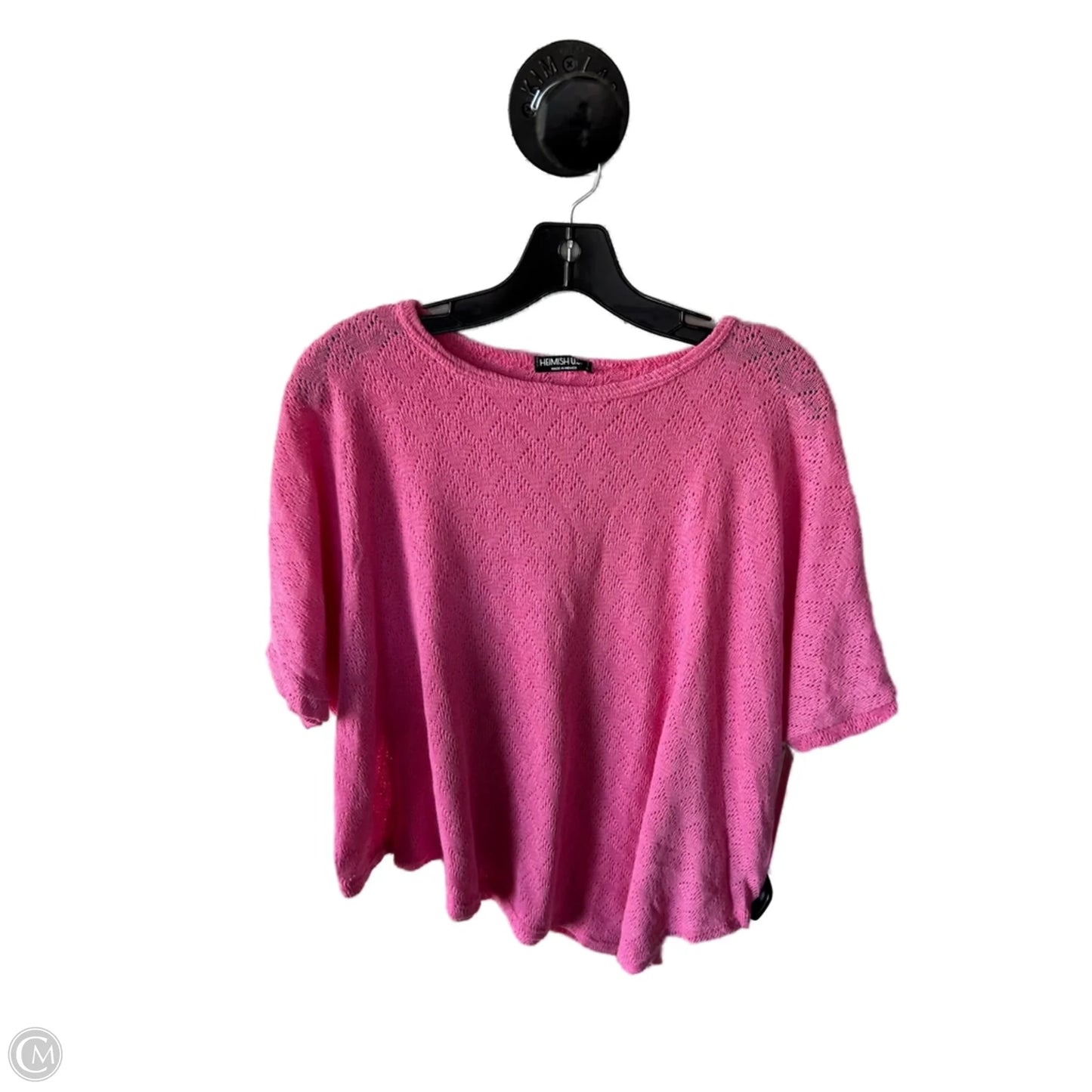 Sweater Short Sleeve By Heimish Usa In Pink, Size: M