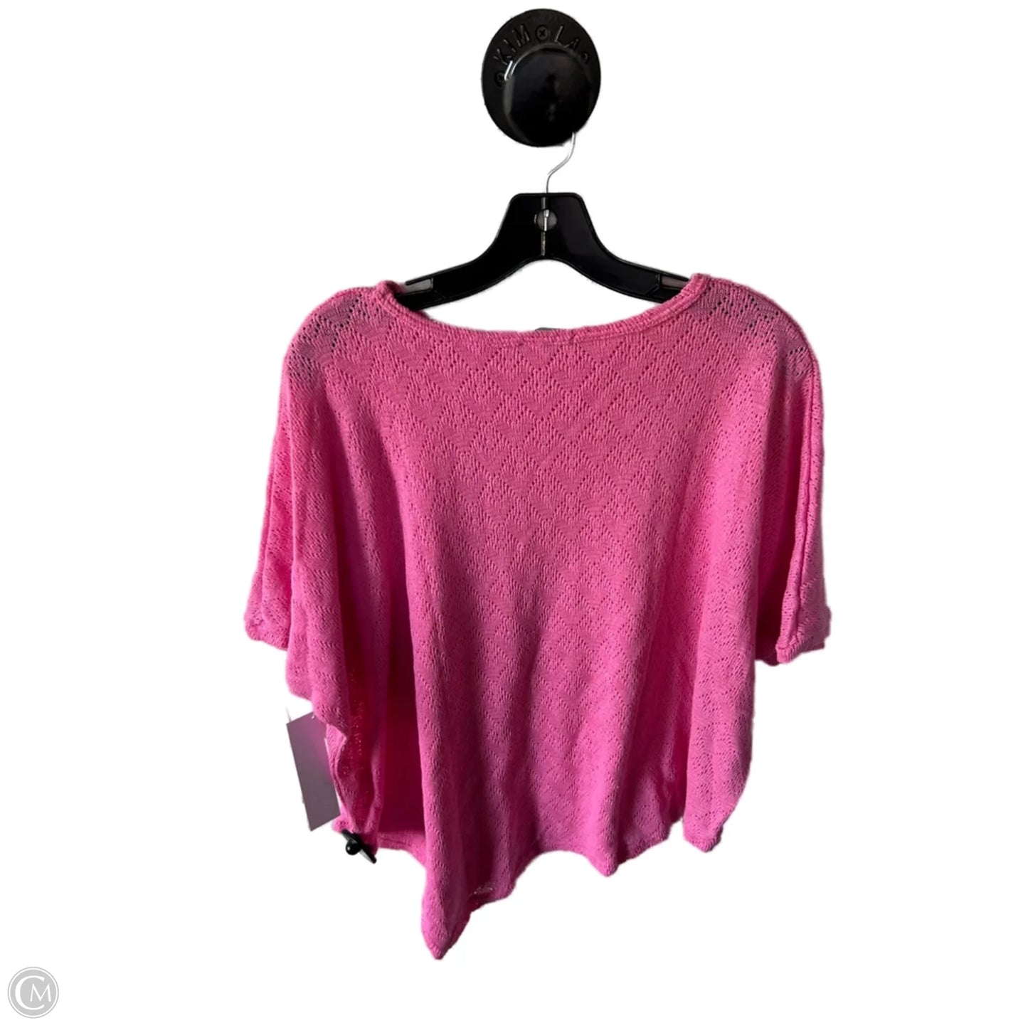 Sweater Short Sleeve By Heimish Usa In Pink, Size: M