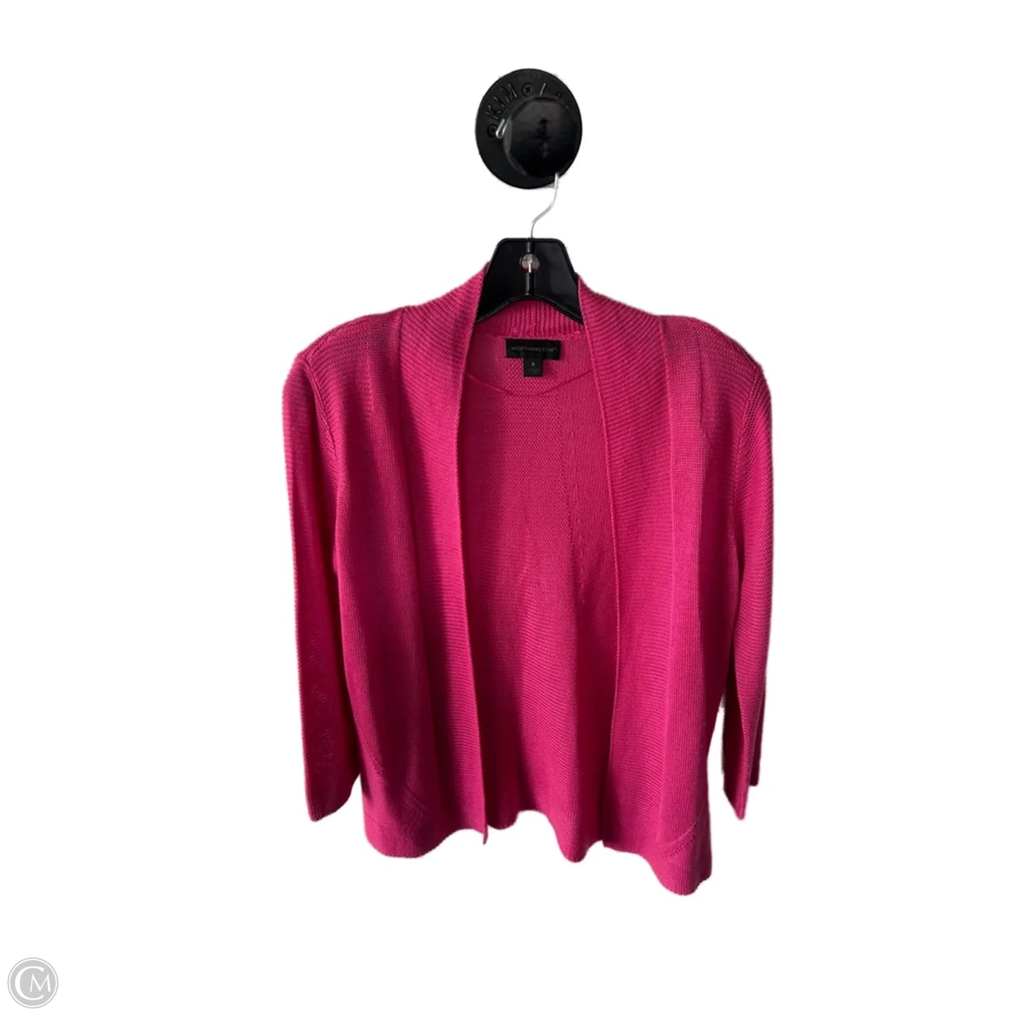 Sweater Cardigan By Worthington In Pink, Size: S