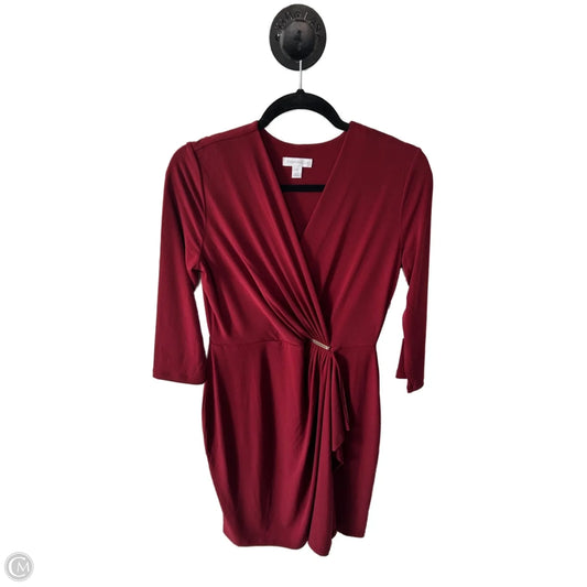Dress Work By Charter Club In Red & Silver, Size: S