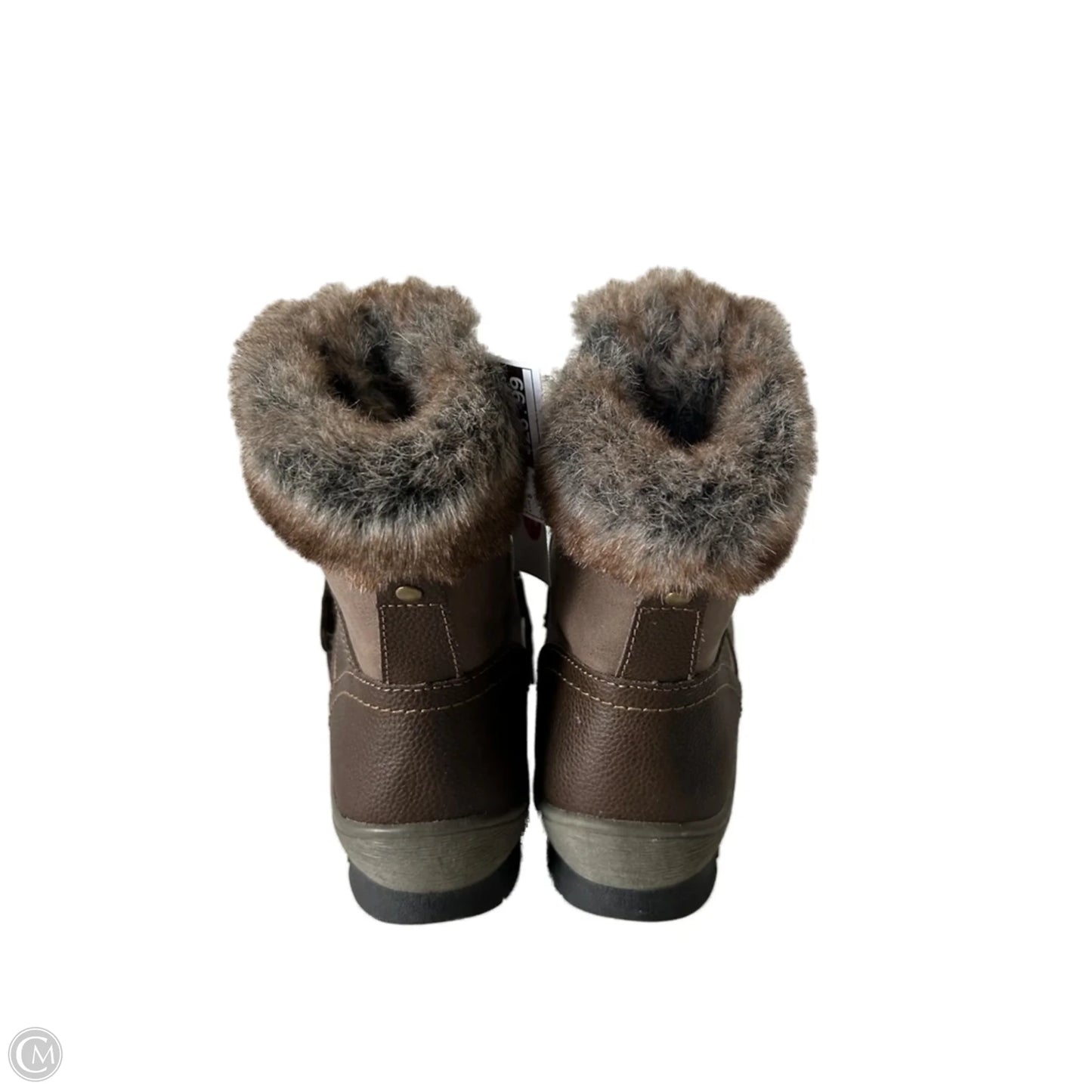 Boots Ankle Flats By Earth Origins In Brown, Size: 8