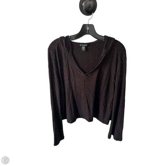 Sweater By Athleta In Black & Brown, Size: M