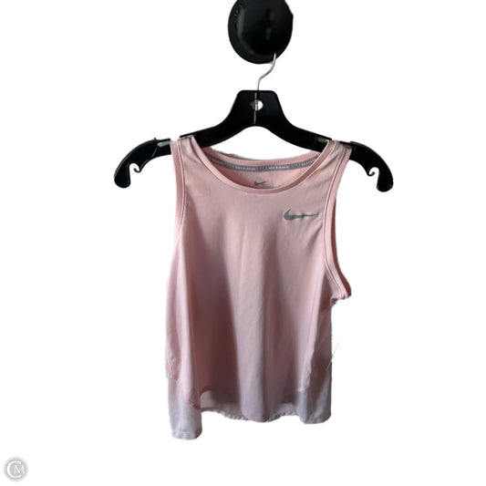 Athletic Tank Top By Nike In Pink, Size: S