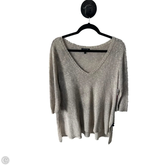 Sweater By Eileen Fisher In Tan, Size: L