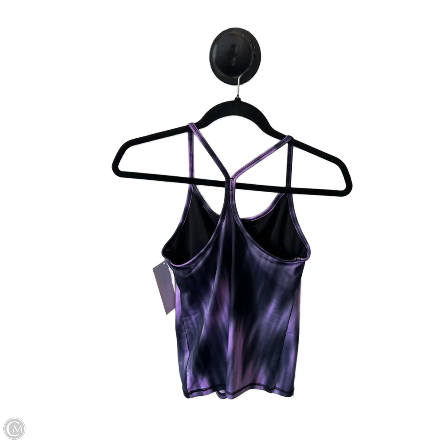 Athletic Tank Top By C9 By Champion In Black & Purple, Size: S