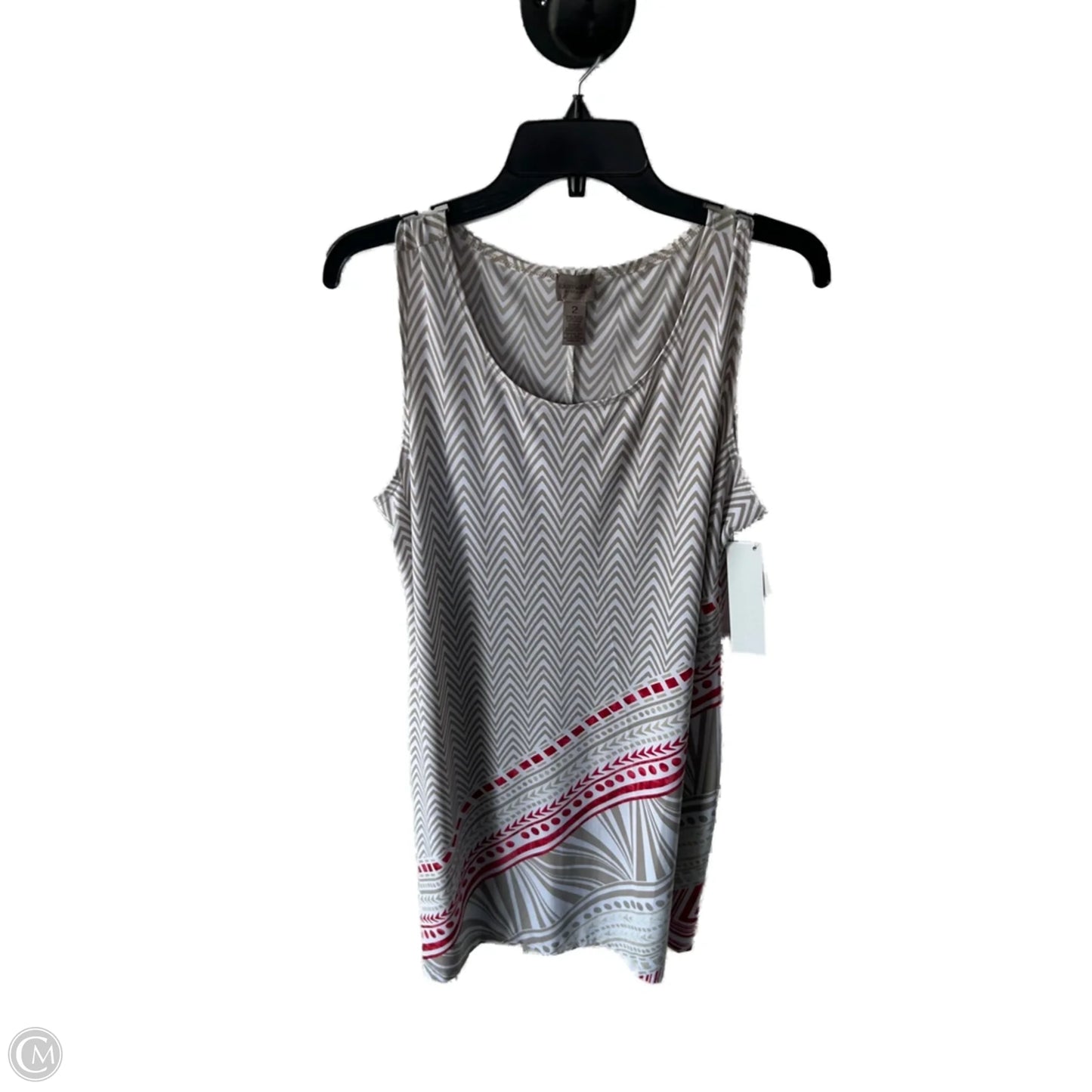 Dress Work By Chicos In Tan & White, Size: L