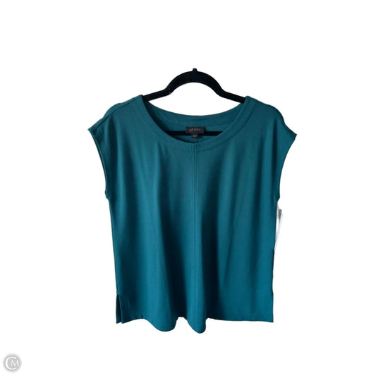 Top Sleeveless By J. Jill In Teal, Size: S