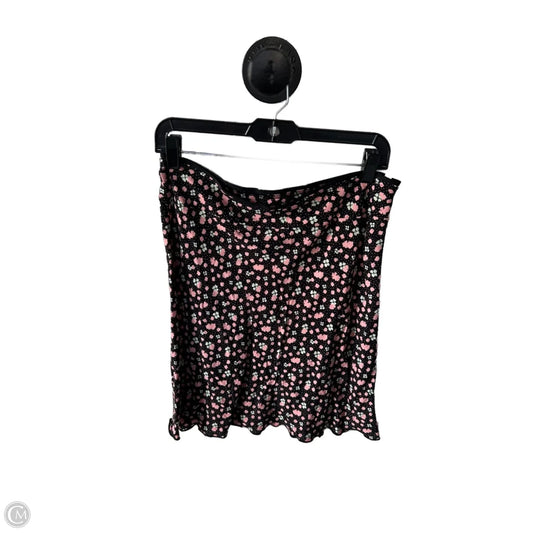 Skirt Mini & Short By Free People In Black & Pink, Size: 4