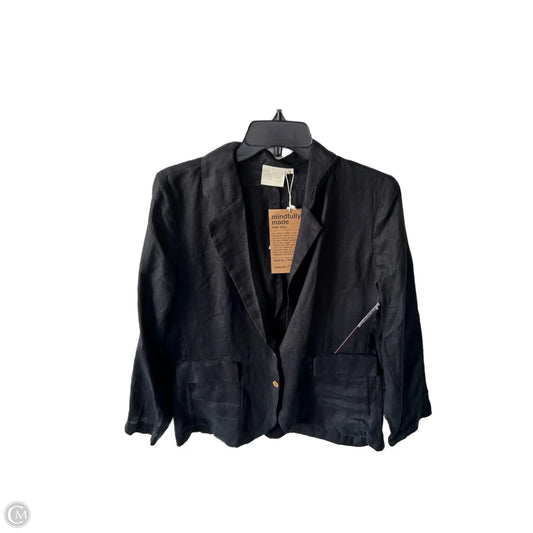 Blazer By Clothes Mentor In Black, Size: M