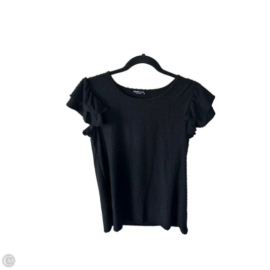Top Short Sleeve By Heimish Usa In Black, Size: L
