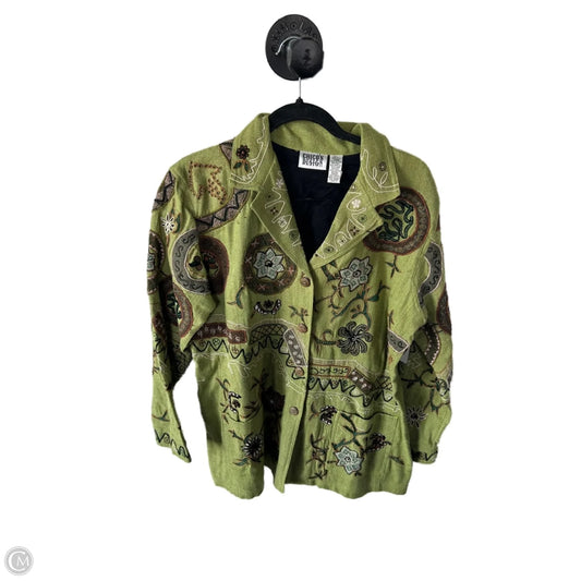 Blazer By Chicos In Green, Size: L