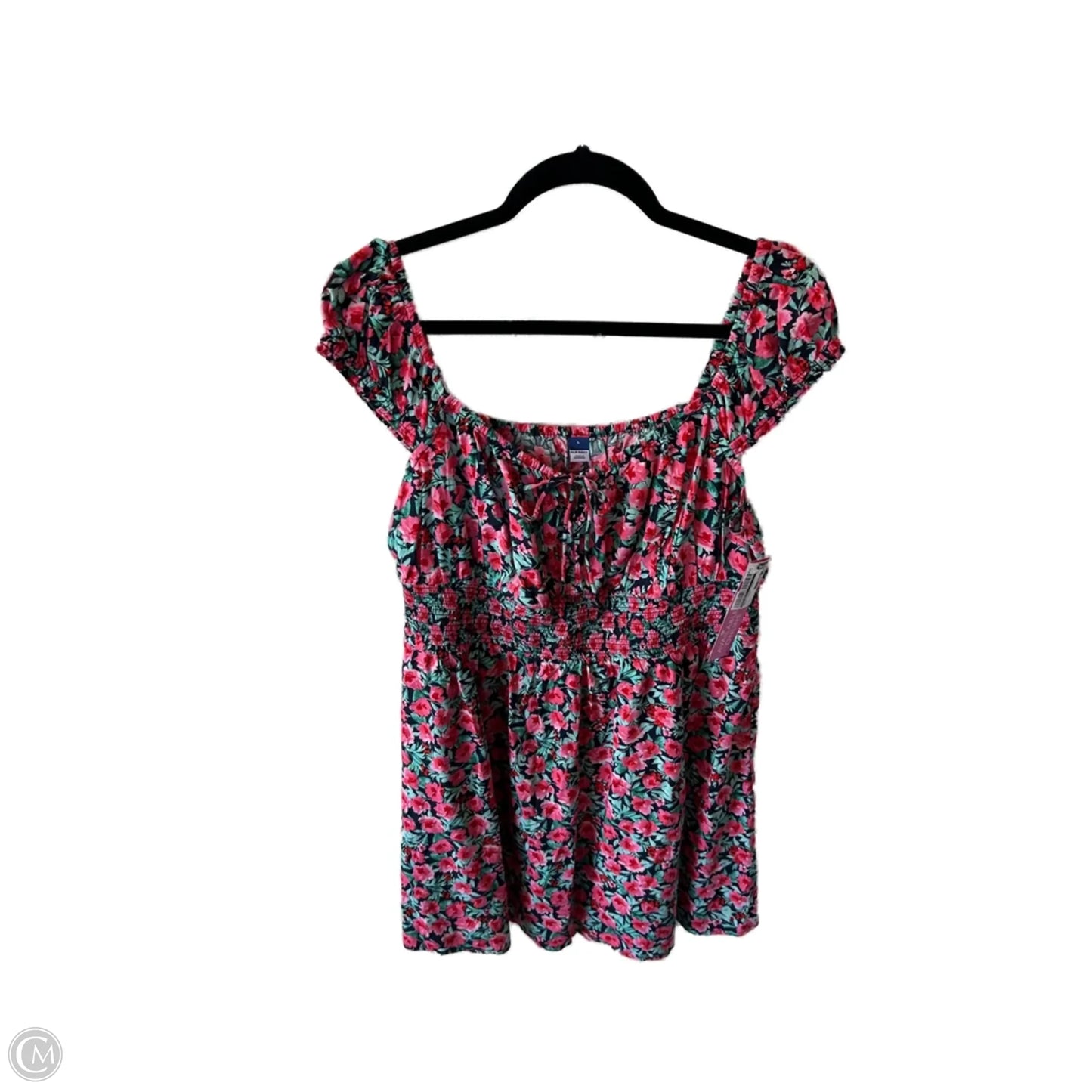 Dress Casual Short By Old Navy In Blue & Pink, Size: L
