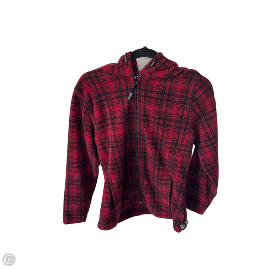 Jacket Fleece By Woolrich In Black & Red, Size: S