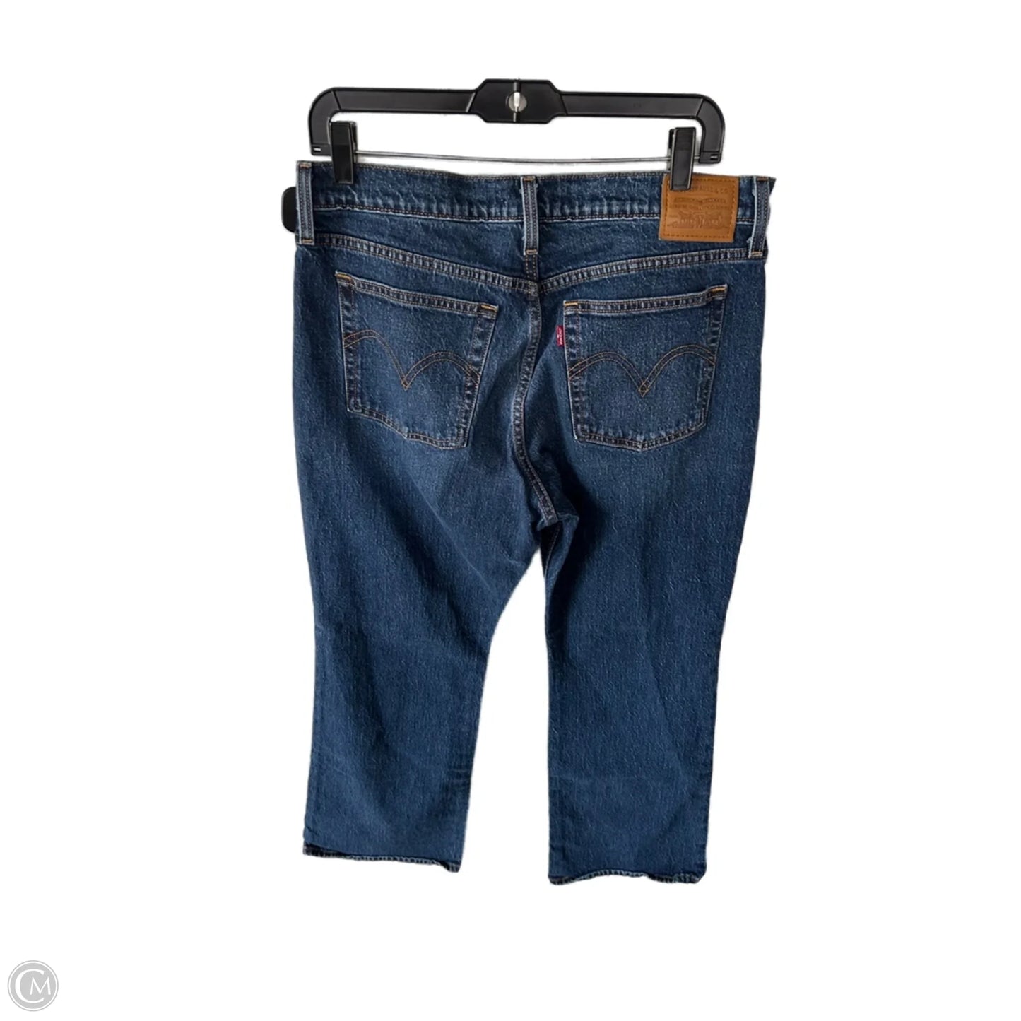 Jeans Boot Cut By Levis In Blue Denim, Size: 12