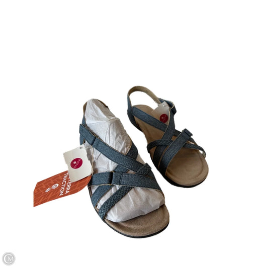 Sandals Flats By Jbu By Jambu In Blue Denim, Size: 8.5