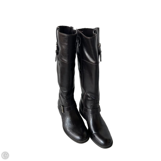 Boots Knee Flats By Great Northwest Indigo In Brown, Size: 8