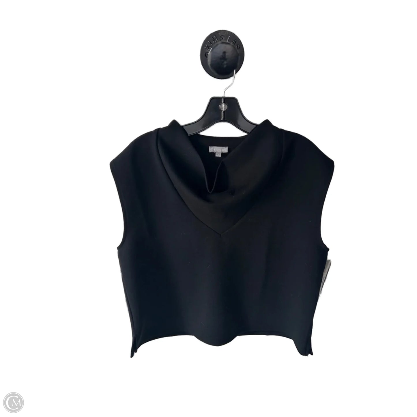Top Sleeveless By Talbots In Black, Size: M