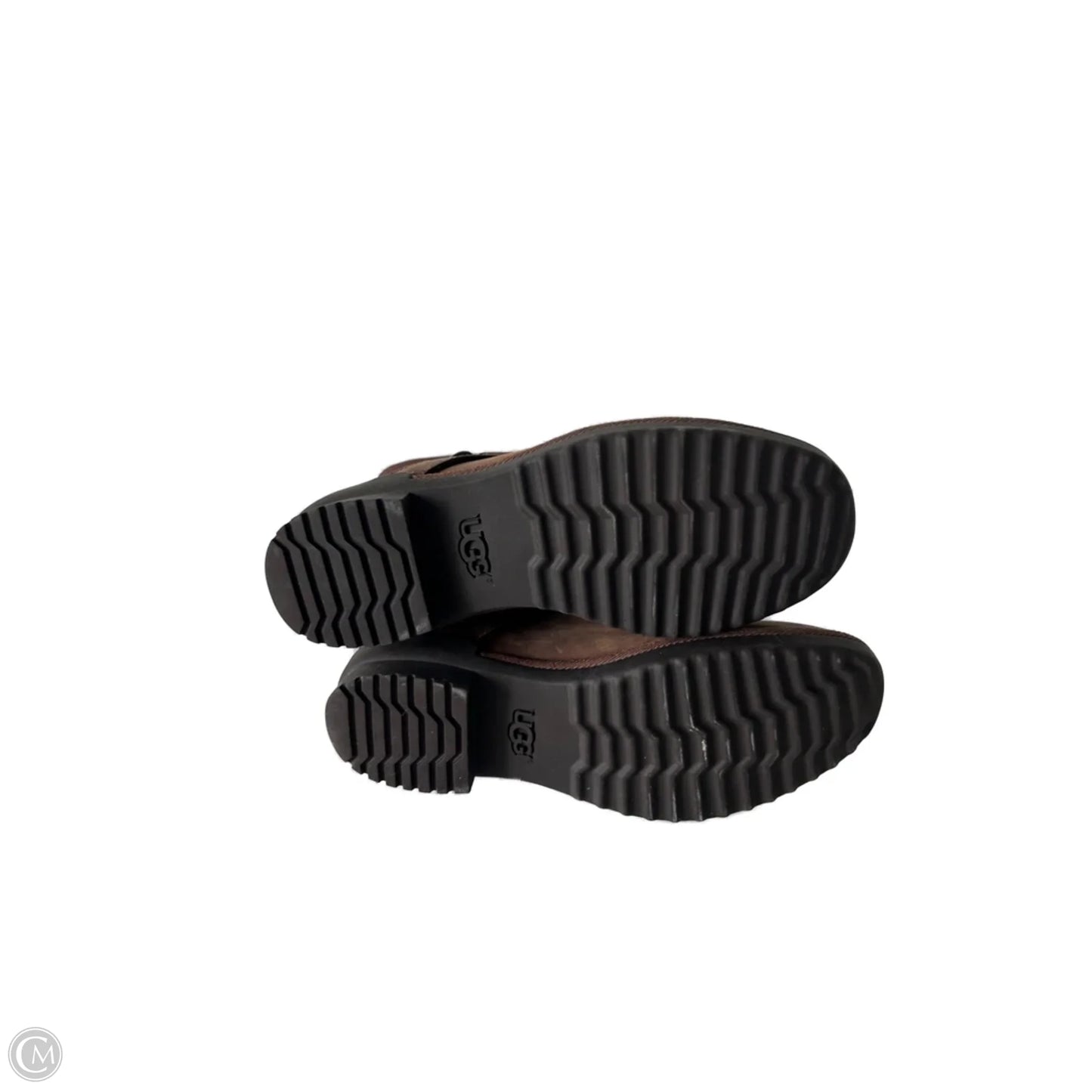 Boots Designer By Ugg In Brown, Size: 8