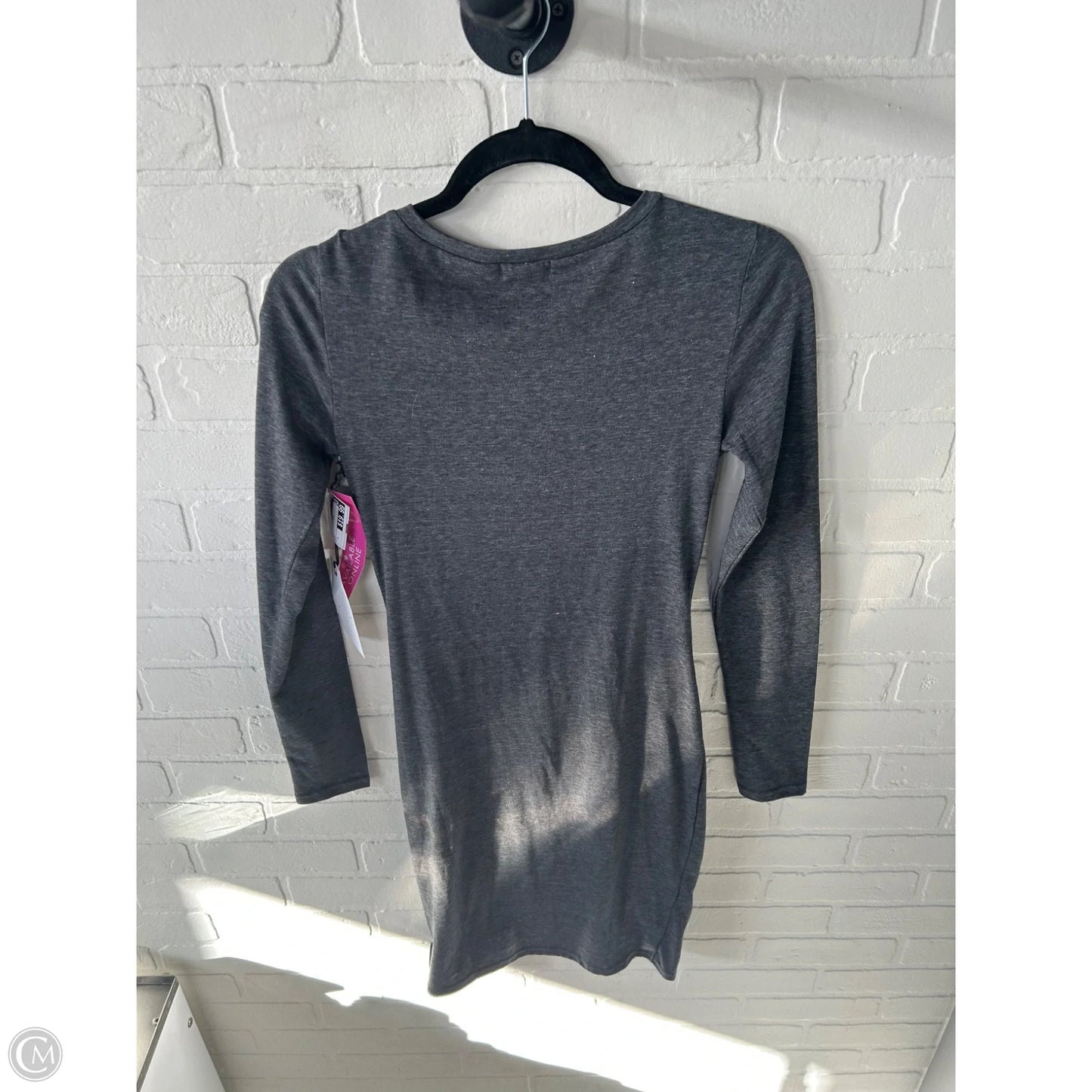 Dress Casual Midi By Leith In Grey, Size: S