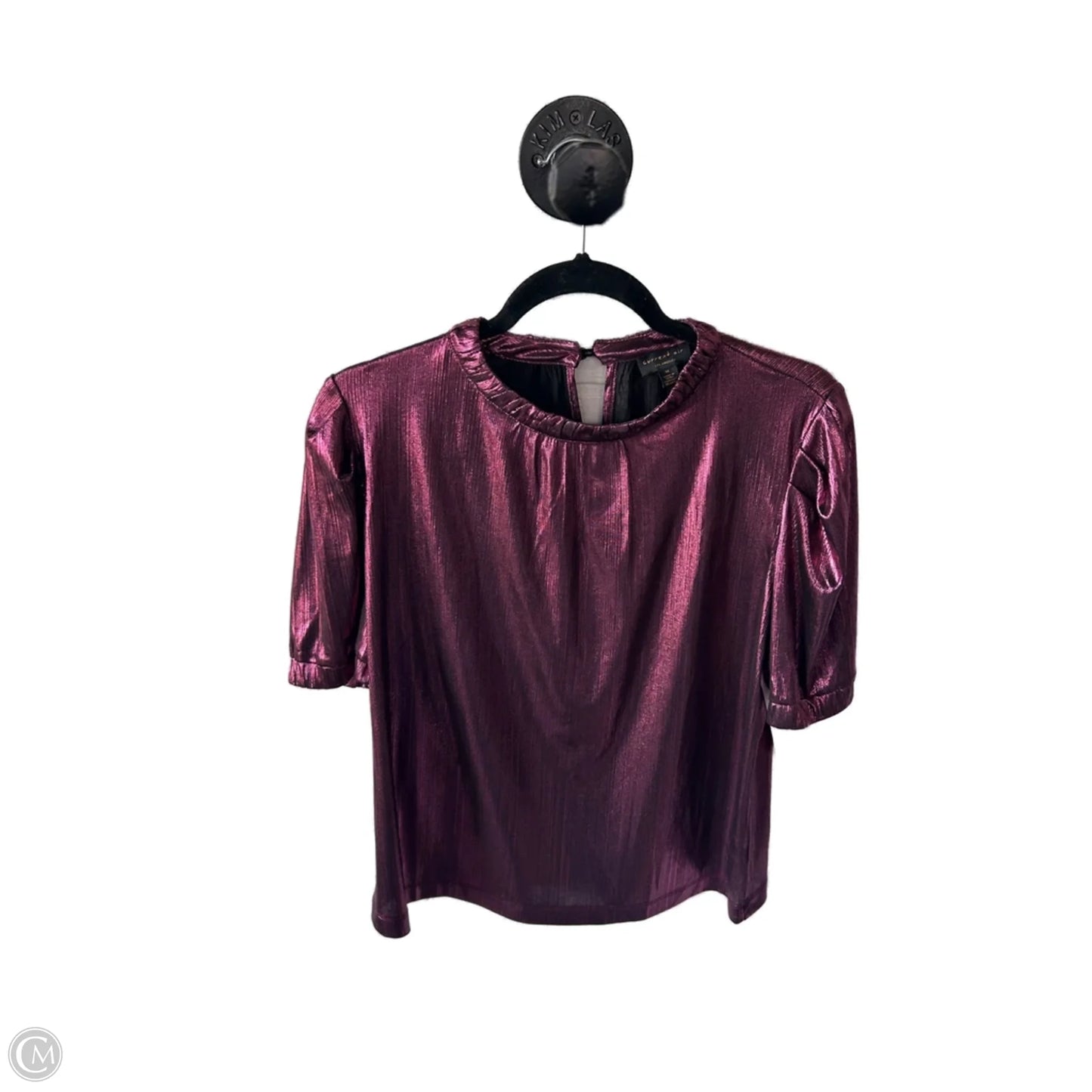 Top Short Sleeve By Current Air In Pink, Size: M