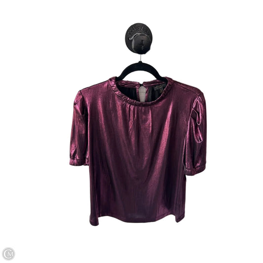 Top Short Sleeve By Current Air In Pink, Size: M