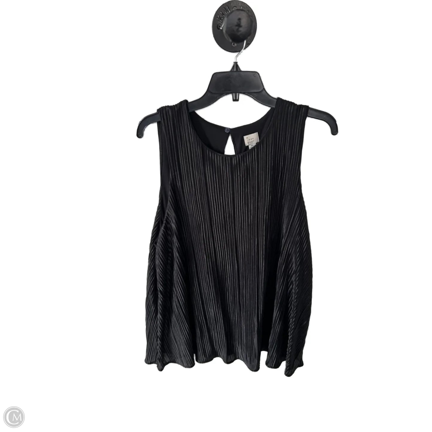 Top Sleeveless By A New Day In Black, Size: Xl
