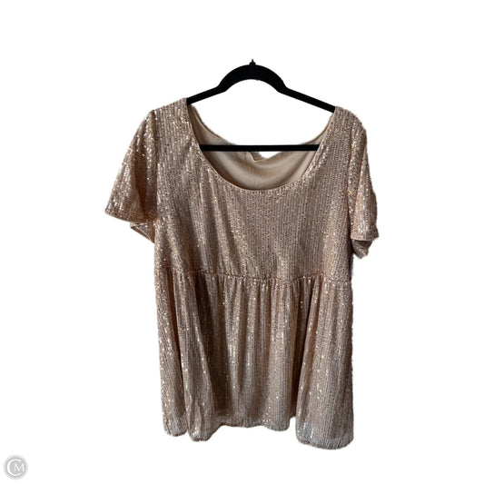 Dress Party Short By Emery Rose In Gold, Size: 2x