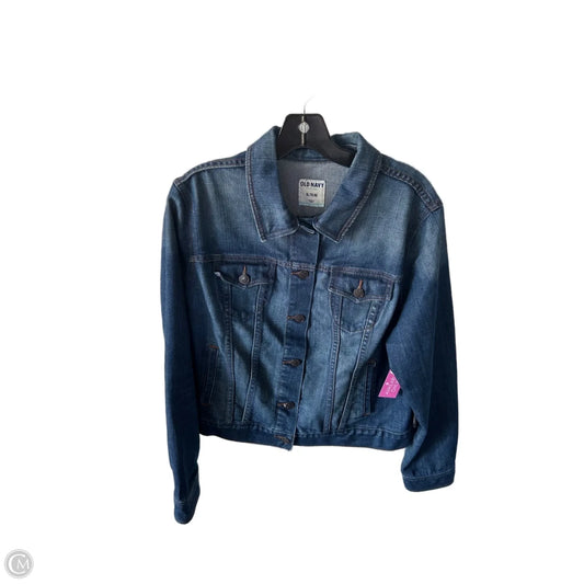 Jacket Denim By Old Navy In Blue Denim, Size: Xl