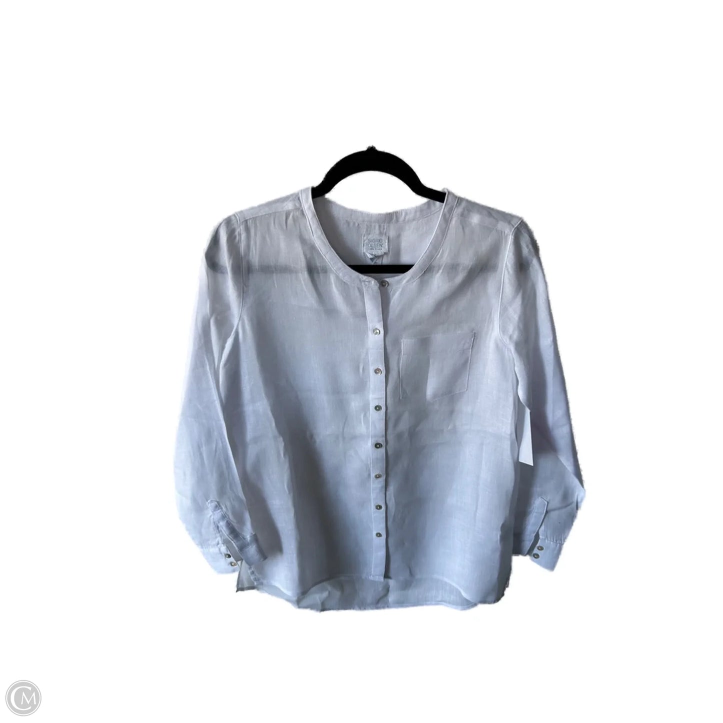 Tunic Long Sleeve By Sigrid Olsen In White, Size: Xs