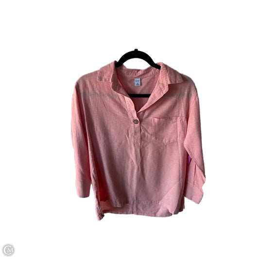 Tunic 3/4 Sleeve By Old Navy In Peach, Size: Xs