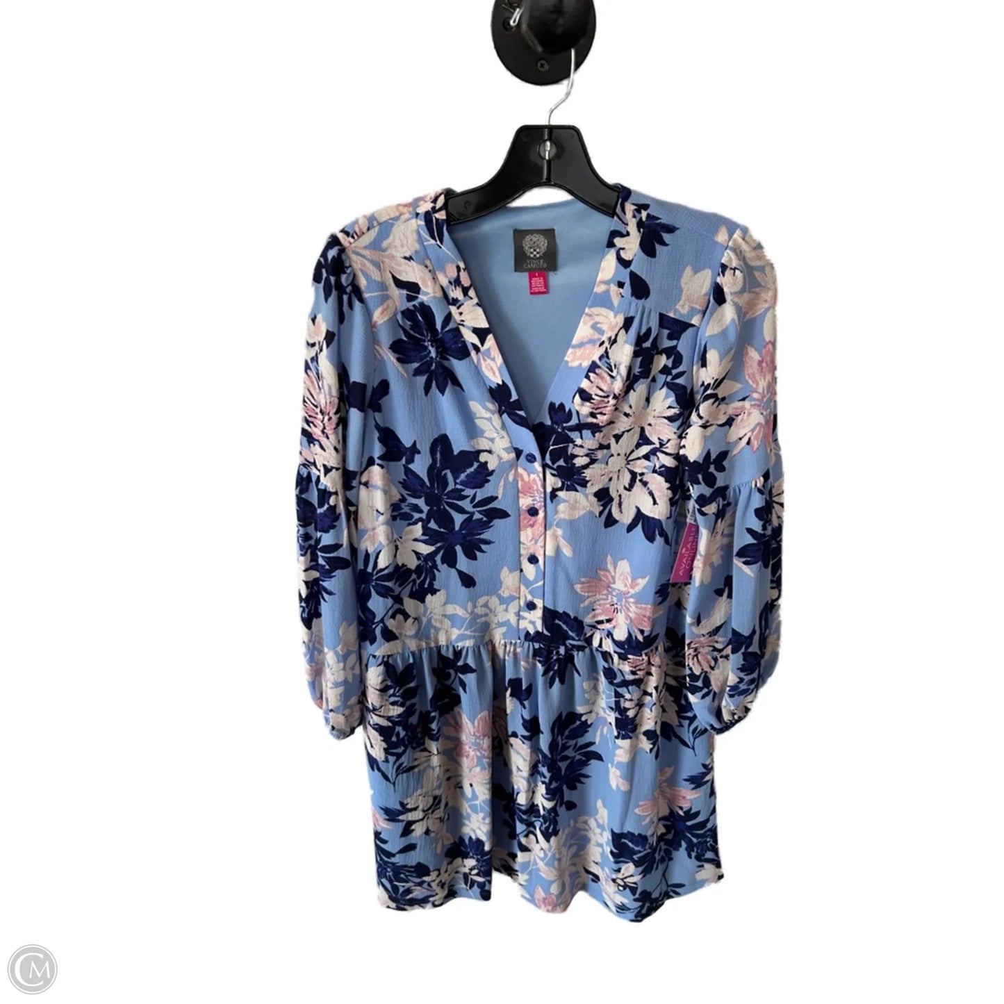 Dress Work By Vince Camuto In Blue & White, Size: S