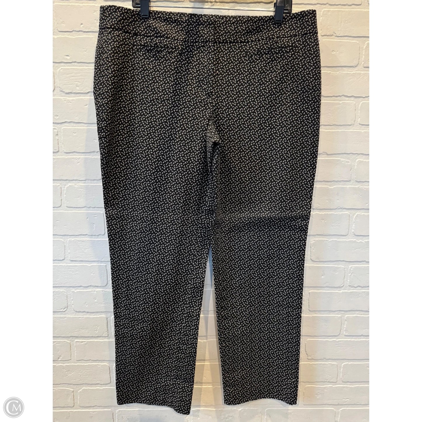 Pants Dress By Loft In Black & White, Size: 14