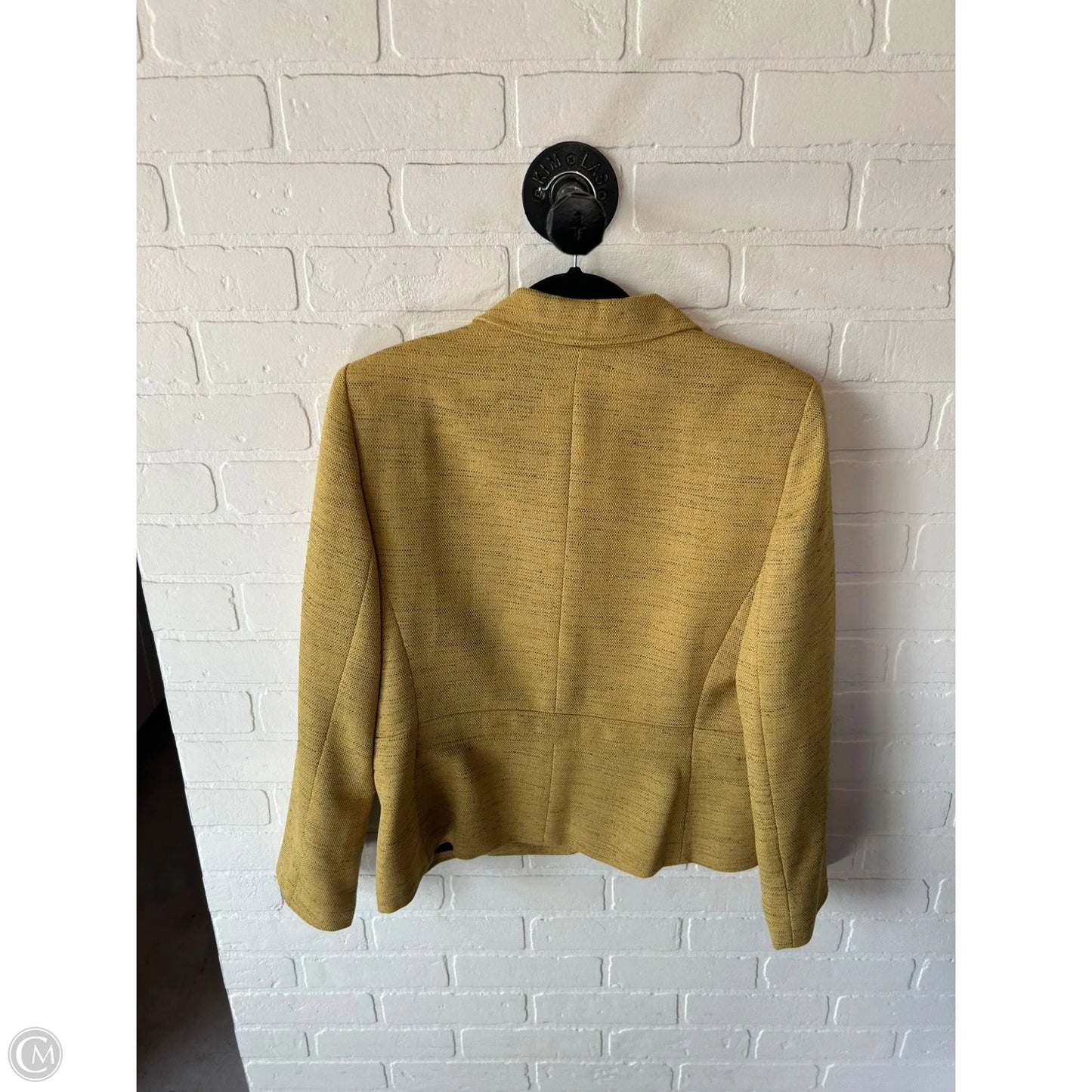Blazer By Le Suit In Yellow, Size: L