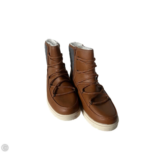 Boots Ankle Flats By Cme In Tan, Size: 8