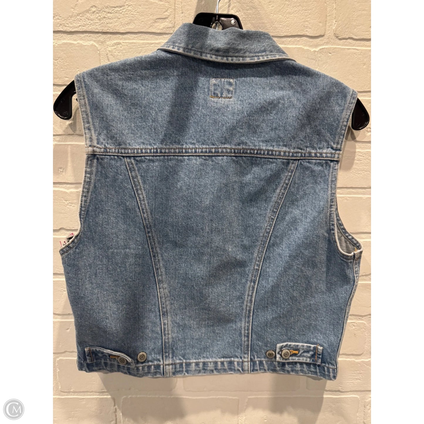Vest Other By Gap In Blue Denim, Size: M