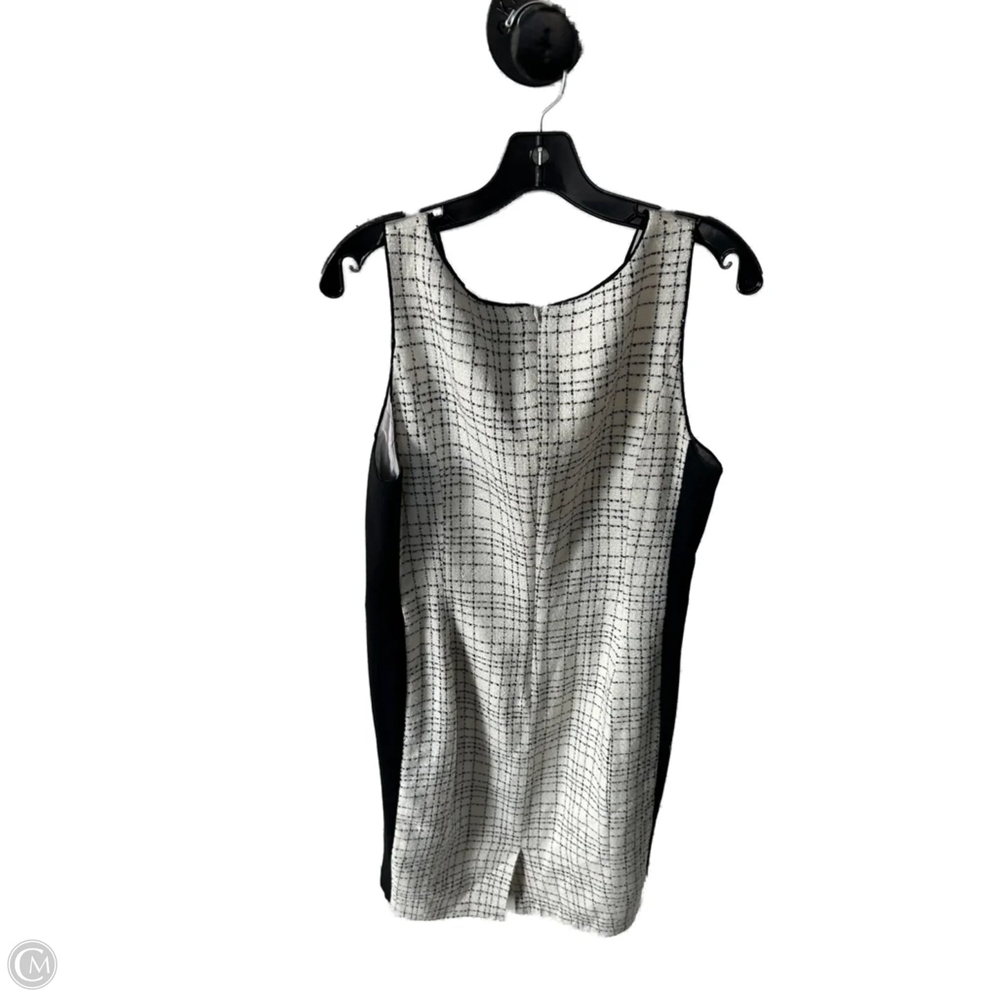 Dress Work By White House Black Market In Black & White, Size: L