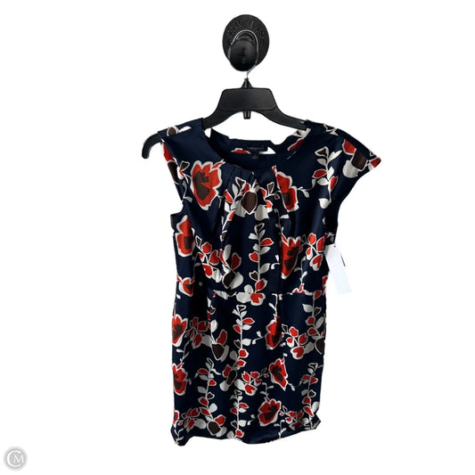 Dress Work By Banana Republic In Blue & Orange, Size: M