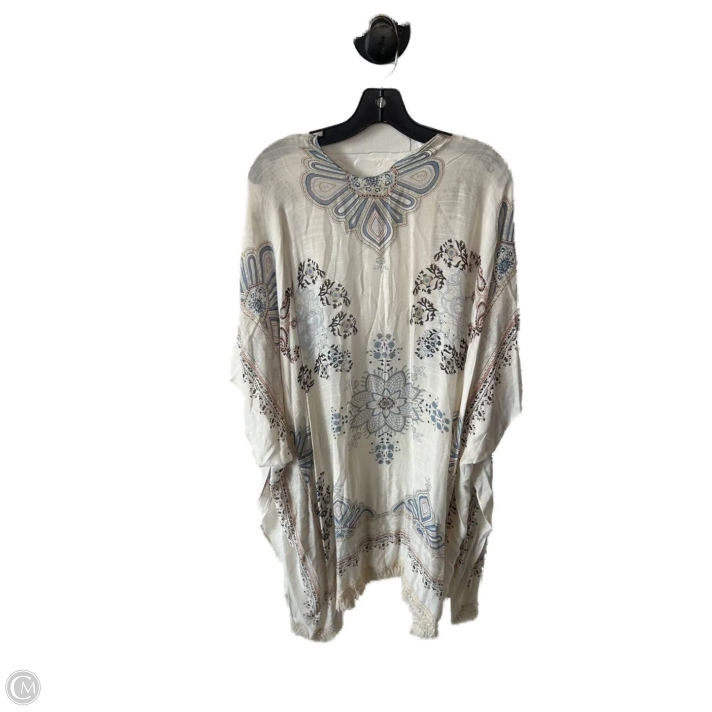 Kimono By Altard State In Blue & Cream, Size: Osfm