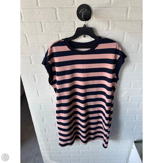 Dress Casual Midi By Clothes Mentor In Blue & Pink, Size: Xl