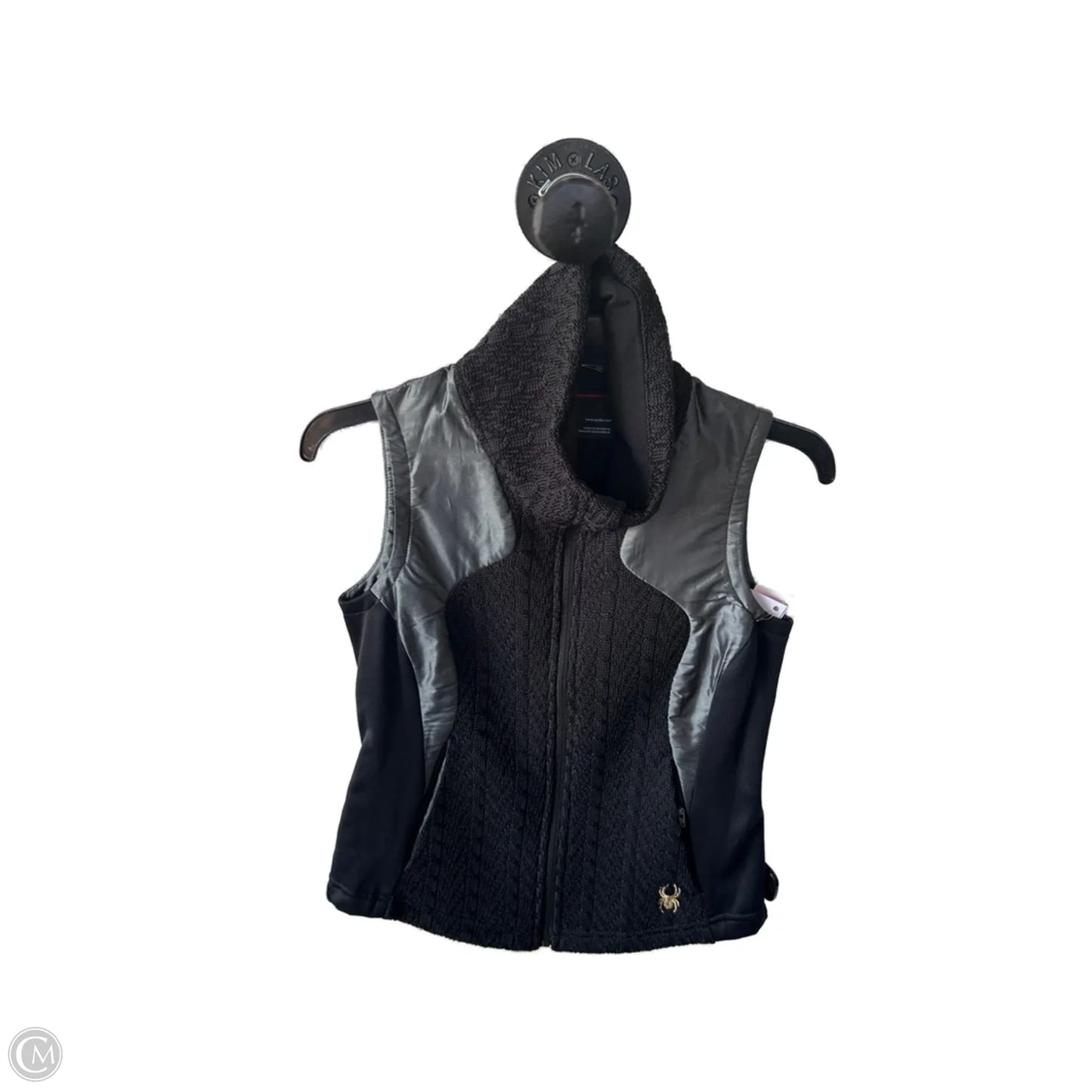 Vest Other By Spyder In Black & Grey, Size: S