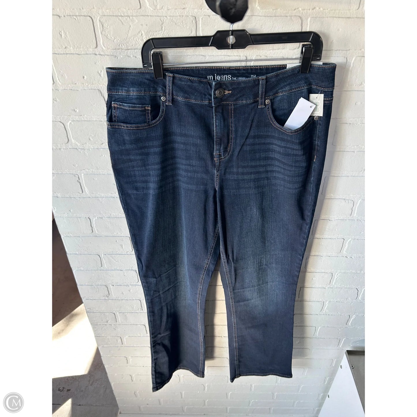 Jeans Boot Cut By Maurices In Blue Denim, Size: 16l