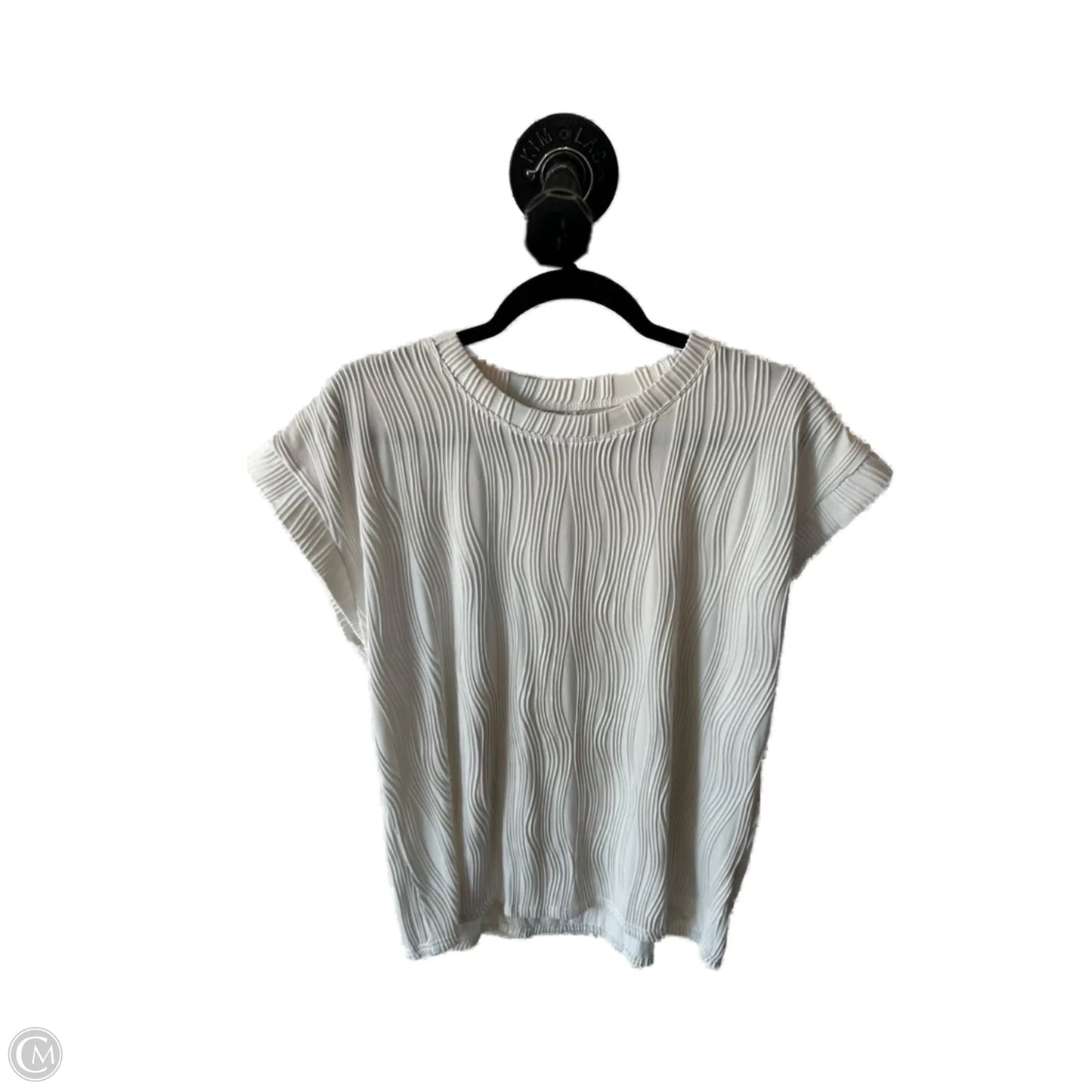 Top Short Sleeve By Clothes Mentor In White, Size: Xl
